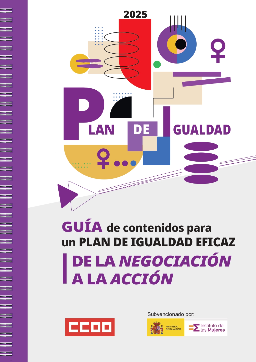 CCOO publica una guía práctica para elaborar un Plan de Igualdad eficaz